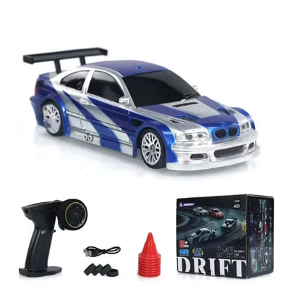 AutoModel 2.4G 1/43 RC Drift Car 4WD High-Speed Mini Racing Model