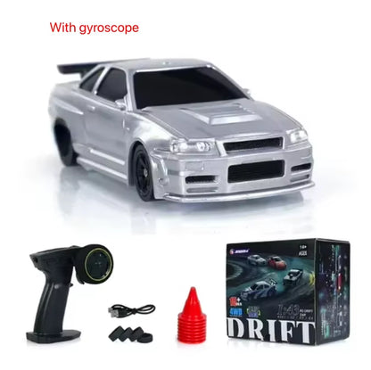 AutoModel 2.4G 1/43 RC Drift Car 4WD High-Speed Mini Racing Model